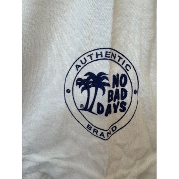 Official No Bad Days Latitude 22 Cabo Mexico XL White Cotton Graphic T-Shirt - Picture 7 of 8